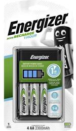 Зарядний пристрій для акумуляторів AA, AAA Energizer Accu Recharge 1 HOUR AA/AAA