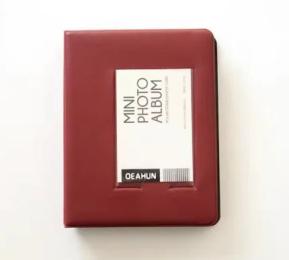 Фотоальбом Infinity Instax Mini Film Baby Memory Book Bordeaux 64шт