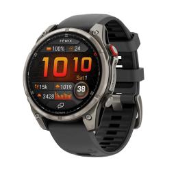Смарт-годинник Garmin Fenix 8 Pro 47 mm AMOLED Titanium with Graphite/Black (010-03198-10/11)