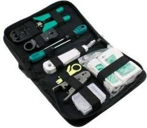 Набір для обтискання тестування та монтажу крученої пари в чохлі GreenVision (LP20029)