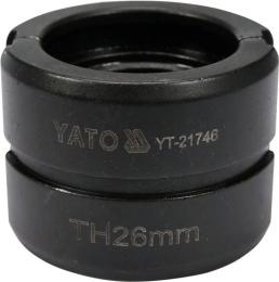 Насадка для прес-кліщів YATO YT-21735 TH26 мм (YT-21746)