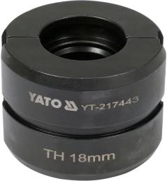 Насадка для прес-кліщів YATO YT-21735 TH18 мм (YT-217443)