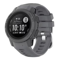 Ремінець для смарт-годинника Infinity Strap for Garmin Instinct 2s Gray