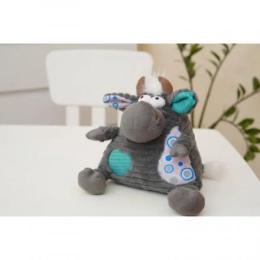 Мяка іграшка Same Toy Корова/Бик A1004/18 Dark Gray 18 см