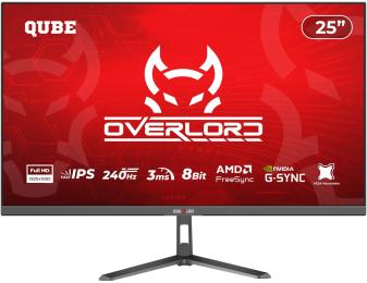 Монітор QUBE Overlord G25F240 Black 24.5