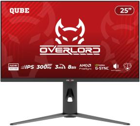 Монітор QUBE Overlord G25F300H Black 24.5