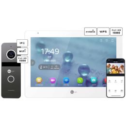Відеодомофон NeoLight MEZZO Hybrid + SOLO IPW Graphite