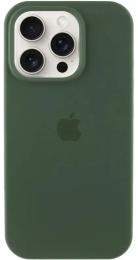 Чохол-накладка EpiK Silicone Case Full Protective (AA) для Apple iPhone 17 (6.3) Cyprus Green