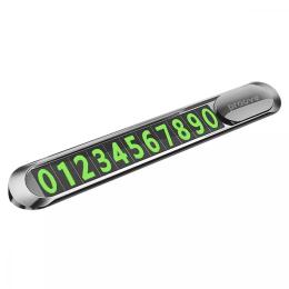 Паркувальна карта Proove Parking Number Plate Metal Gray (484020056)