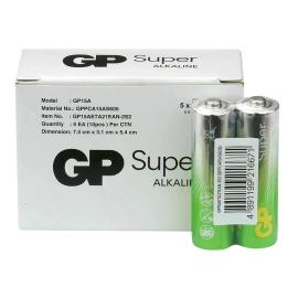 Батарейка GP Super Alkaline AA/LR06 10шт (GPPCA15AS605)