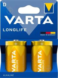Батарейка Varta Longlife D (LR20) 2 шт (04120101422)