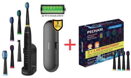 Електрична зубна щітка Pecham Travel PC-085 Black