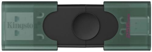 Флеш память Kingston 256G usb3.2 + TypeC DT Duo (DTDEG2/256GB) Green