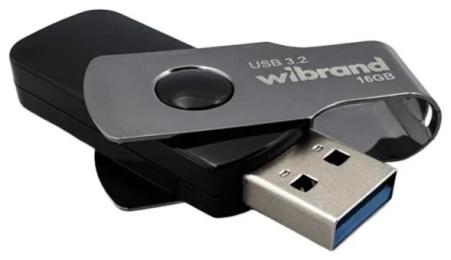 Флеш память Wibrand USB 16GB Lizard, USB 3.2 Gen 1 (WI3.2/LI16P9B) Black