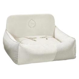 Автомобільне крісло для тварин Chloes Home Berlin подвійне 68х48 см бежеве (CLH4913)