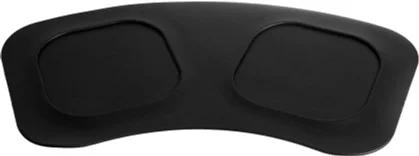 Килимок під миски Fiboo Антиковзкий 43х22 см чорний (FIB0014)