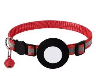Нашийник Infinity Anti-Lost Pet Cat Collar Protective Tracker Ringer Red з відділенням для AirTag