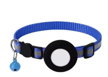 Нашийник Infinity Anti-Lost Pet Cat Collar Protective Tracker Ringer Blue з відділенням для AirTag