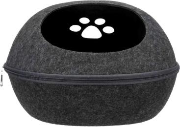 Будиночок Trixie для собак та котів Liva сірий брудовідштовхуючий фетр 40х24х47 см