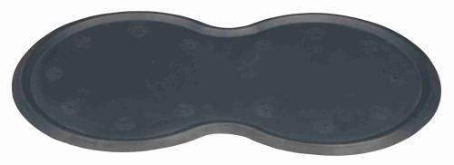 Килимок під миску Trixie для собак Dark Gray 45х25 см (24561)