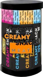 Ласощі для котів Lucky Star Мікс лагідного мясного пюре у стіках курка, індик, кролик 24 шт (4821234762399)