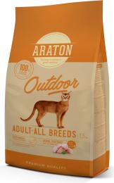 Сухий корм для кішок ARATON OUTDOOR Adult All Breeds 1.5 кг (ART45642)