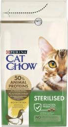 Сухий корм для кішок Purina Cat Chow Sterilised з куркою 1.5 кг (7613032233396)