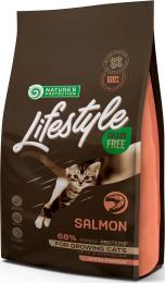 Сухий корм для кішок Natures Protection Lifestyle Grain Free Salmon Kitten 1.5 кг (NPLS45953)
