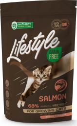 Сухий корм для кішок Natures Protection Lifestyle Grain Free Salmon Kitten 400 г (NPLS45952)
