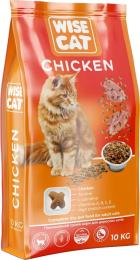 Сухий корм для кішок Wise Cat Chicken 10 кг (4820111141319)