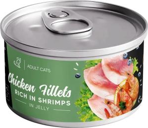 Корм вологий Savory Chicken Fillets rich in Shrimp in Jelly for Adult Cats 70 г (20994)
