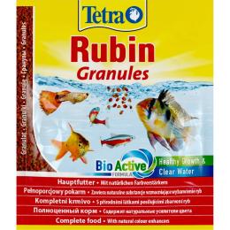 Корм сухий Tetra Rubin Granules для акваріумних рибок для яскравості забарвлення в гранулах 15 г