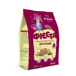Корм Природа Фієста Фруктовий для хвилястих папуг 600 г