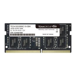 Оперативна память Team TED416G2666C19-S01 16 GB SO-DIMM DDR4 2666 MHz для ноутбука
