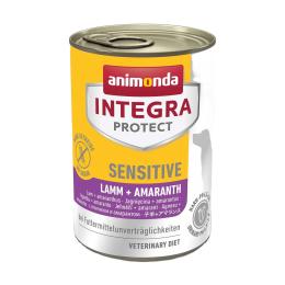 Корм ветеринарний вологий Animonda Integra Protect Sensitiv Lamb + Amaranth для собак при харчовій непереносимості ягня + пастернак 400г