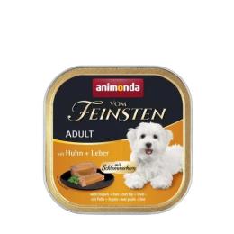 Корм вологий Animonda Vom Feinsten Adult with Chicken liver для дорослих собак з куркою і печінкою 150 г