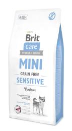 Корм сухий Brit Care Grain Free Mini Sensitive для собак мініатюрних порід з чутливим травленням з олениною 7 кг