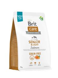 Корм сухий Brit Care Dog Grain-free Senior and Light для старіючих собак беззерновий з лососем 3 кг