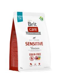 Корм сухий Brit Care Dog Grain-free Sensitive для собак з чутливим травленням та харчовою непереносимістю беззерновий з олениною 3 кг