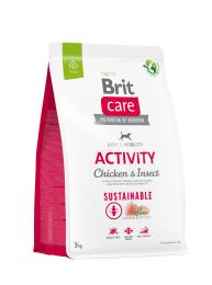 Корм сухий Brit Care Dog Sustainable Activity для дорослих собак з підвищеною активністю з куркою та комахами 3 кг