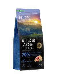 Корм сухий Profine Junior Large Chicken and Potatoes для великих порід курка і картопля 12 кг