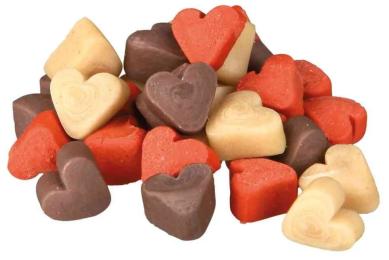 Ласощі Trixie Trainer Snack Mini Hearts для собак з куркою ягням та лососем 200 г