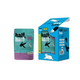 Набір вологих кормів Half and Half 5+1 для дорослих собак, шматочки з качкою в соусі, паучі, 6 шт*100 г