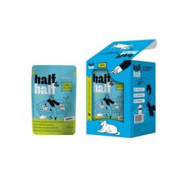 Набір вологих кормів Half and Half 5+1 для цуценят, шматочки з індичкою в соусі, паучі, 6 шт*100 г