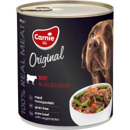 Консерви для собак Carnie Original Mono Protein Яловичина з овочами 800 г (4820255193472)