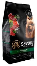Корм сухий Savory Small Breeds rich in Fresh Lamb для дорослих вибагливих собак малих порід до 10 кг зі свіжим ягням 1 кг