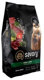 Корм сухий Savory Small Breeds rich in Fresh Lamb для дорослих вибагливих собак малих порід до 10 кг зі свіжим ягням 8 кг
