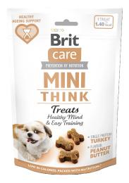 Ласощі Brit Care Mini Treats Think д/собак малих порід д/розумових здібностей індичка смак арахісове масло 50 г