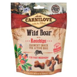 Ласощі Carnilove Dog Crunchy Snack Wild Boar with Rosehips для активних собак для швидкого відновлення з диким кабаном та шипшиною 200 г