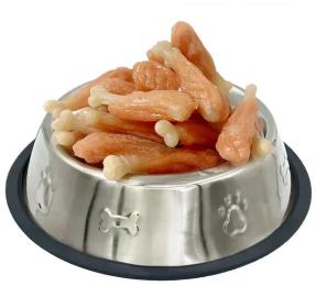 Ласощі для собак Lucky Star Мяка куряча гомілка з кальцієвою кісткою 7 см в тубі 500 г (4820144302428)